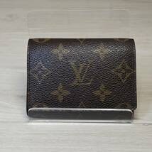 ●【YH-8701】中古品 LOUIS VUITTON ルイ ヴィトン アンヴェロップ・カルト ドゥ ヴィジット M62920 CA0056 【レタパ可】_画像1