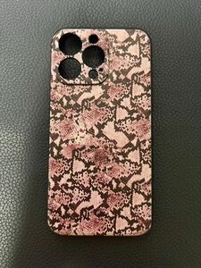 iPhone 13pro 専用ケース TPU レザー調