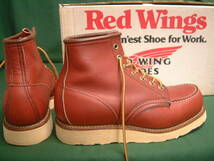 廃盤! 1997年生産 箱付 4E 8875 犬タグ 赤茶 オロラセット Red Wing Shoes Irish Setter Boot Made in USA 1997 Oro-Russet / 検 8131 875 _画像3