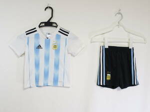 アルゼンチン 代表 2018 ホーム ユニフォーム 上下 セット ジュニア 110cm アディダス ADIDAS サッカー シャツ 子供 キッズ Argentina
