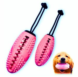 犬の噛むおもちゃ ガブボールN 歯磨き 餌入れ可能 ロープ付き 中型犬