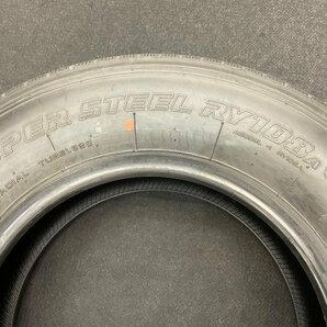 K24C ヨコハマ タイヤ SUPER STEEL RY108A 205/85R16 117/115L LT 2023年製 ★6本 ★新車外し ◆本州法人様宛 送料無料の画像2