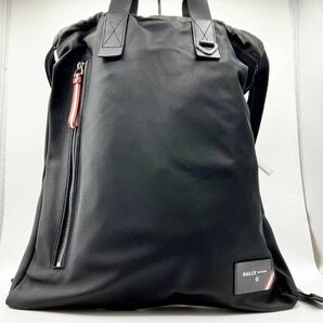 【現行モデル/未使用級】1円 BALLY バリー トレスポ バックパック リュック ナップサック ハンド 2way メンズ ブラック ビジネス A4収納可の画像1