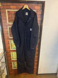  coveralls coverall all-in-one Carhartt carhartt size ML about engineer mechanism nik navy blue series outdoor America old clothes 