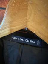 テーラードジャケット ブレザー 黒系　dockers ドッカーズ　サイズL以上　ビックサイズ　アメリカ古着　_画像2