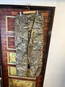  cargo pants military camouflage duck pattern outdoor multi cam waist approximately 80 combat Army America old clothes 