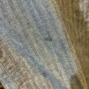 オールインワン つなぎ ツナギ エンジニア ヒッコリー POOL ビンテージ サイズ Mくらい メカニック アウトドア アメリカ古着 の画像5