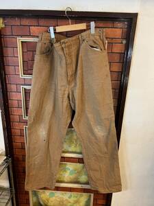 ワークパンツ　ダック系　ペインター　アウトドア　作業　44インチ　ビックサイズ　エンジニア　ディッキーズ dickies アメリカ古着