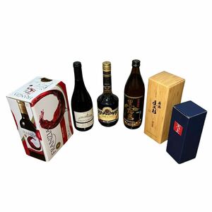 【ギ0410-16】ワイン 本格焼酎 リキュール お酒 未使用 まとめ売り古酒 お酒 ワイン