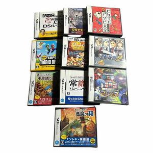 【ギ0411-23】Nintendo DS ソフト 10枚セット 説明書付き 動作未確認 ニンテンドーDS ソフト ゲーム ニンテンドー 任天堂 まとめ