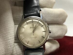 OMEGA オメガ Seamaster DE VILLE シーマスター デビル Wネーム 自動巻き シルバー系文字盤 シーホース刻印　簡易動作確認品