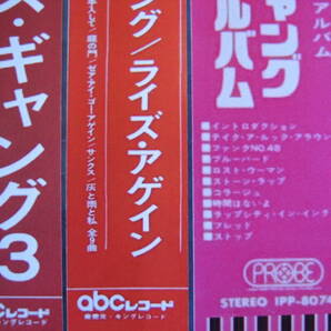 ジェームズ・ギャング紙ジャケCD用帯3枚セット「ファースト・アルバム」「ジェイムズ・ギャング3」「ライズ・アゲイン」ミニチュア帯の画像6