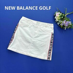 ニューバランスゴルフ　0/S スカート　バックロゴ　サイドロゴ　ホワイト　New Balance Golf