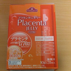 プラセンタ入りゼリー ライチ味 31本　トップバリュー