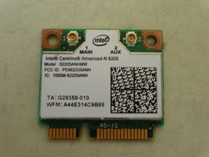 無線LANカード Intel Centrino Advanced-N 6205 送料140円～