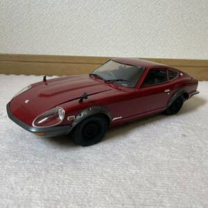 【ジャンクレトロ品】NISSAN フェアレディ240ZG プラモデル 組み立て品 粘着劣化有り 破損パーツ有り メンテ必要 