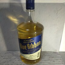 ブルーリボン サントリー FINE QUALITY BLUE Ribbon SPIRITS スピリッツ LIQUEUR リキュール / アルコール37% 容量 1920/ (AＹ)_画像7