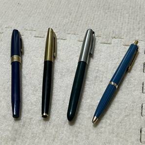 【レトロ美品】 万年筆 ボールペン SHEAFFER （14K）Platinum PARKER reformまとめ売り 使用感有り 使用確認未 インク無し 名入れ一本有りの画像1