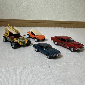 [ Junk retro beautiful goods ] Manufacturers unknown sport Kirby chi buggy plastic model 4 pcs. set sale assembly goods damage parts equipped present condition delivery 
