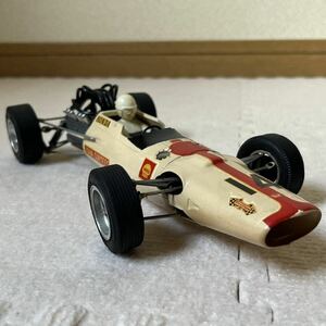 【ジャンクレトロ美品】 AIHARA HONDA クラシックスポーツカー プラモデル 組み立て品 現状渡し 電池作動確認未 