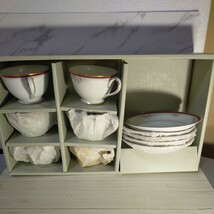  ブランド食器 NORITAKE ノリタケ カップ&ソーサー 6客 VILLA HAVEN 箱付き (AＹ)_画像9