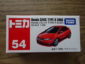 トミカ ホンダ シビック タイプ R ユーロ FN2型 TOMICA HONDA CIVIC TYPE R EURO 1/68 ミニカー ミニチュアカー Toy car Miniature