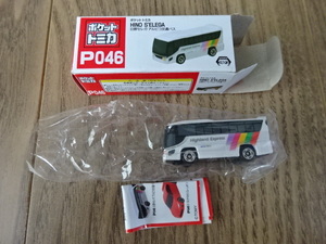 ポケット トミカ ポケットトミカ 日野 セレガ アルピコ 交通 バス P046 HINO SELEGA ミニカー ミニチュアカー Toy Car Bus Miniature