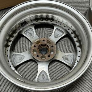 WORK VS-KF 18インチ 7.5J +45 2本 5H 114.3 ワーク JZX90 JZX100 JZX110 S13 S14 S15 深リム 希少 リバレルベースの画像5