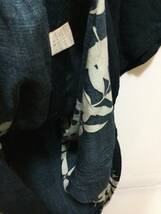 CAMPIA アロハシャツ ハワイアン レーヨン半袖シャツ 黒 メンズM大きめ 良品綺麗_画像7