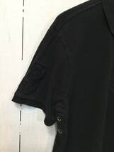 POLO RALPH LAUREN ポロ ラルフローレン ビッグポロ コットン半袖ポロシャツ ポロシャツ メンズL 黒 良品少ダメージ _画像3