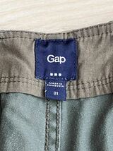 GAP|ギャップ|カーゴショーツ|カーキ|31インチ|カーゴパンツ|ショートパンツ|ハーフパンツ|M-65|ミリタリー|BDUパンツ|IDEAL ZIP|アメカジ_画像6