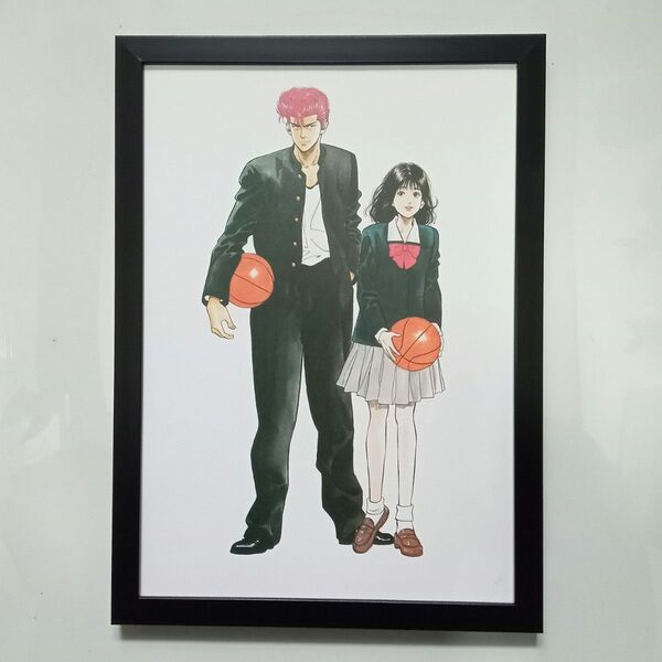 SLAM DUNK スラムダンク イラスト ポスター 額付き No.39