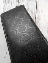 グッチ　GUCCI 財布　長財布　インプリメ　ラウンドファスナー_画像5