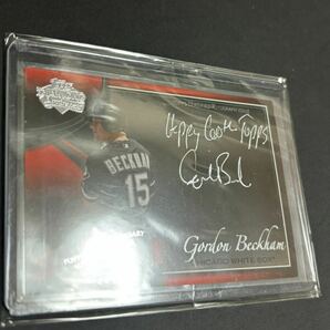 2011 Topps Diamond ANNIVERSARY GORDON BECKHAM autograph auto  オート ゴードン・ベッカム サイン 60枚限定 23/60の画像3