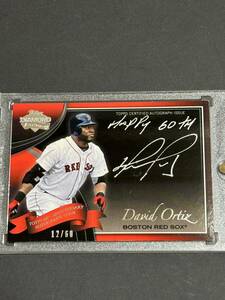 2011 Topps Diamond ANNIVERSARY DAVID ORTIZ autograph auto 　オート　デビッド・オルティス　サイン　60枚限定 12/60