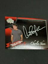 2011 Topps Diamond ANNIVERSARY CHARLIE SHEEN autograph auto 　オート　チャーリー・シーン　サイン　60枚限定 40/60_画像3