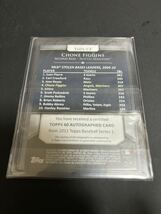 2011 Topps 60 CHONE FiGGINS autograph auto フィギンズ　オート　サイン_画像4