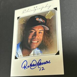 1998 SP Authentic Chirography ROBERTO ALOMAR autograph auto ロベルト アロマー サイン SP/800の画像3