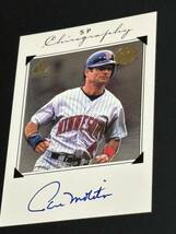 1998 SP Authentic Chirography Paul Molitor SP/800 autograph auto ポール　モリター　サイン_画像2