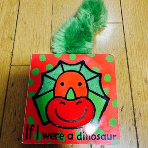 IF I WERE A dinosaur 英語　知育絵本