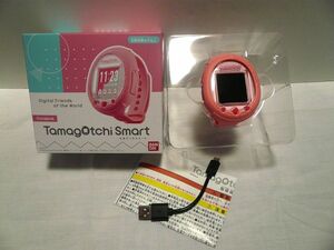 【通電確認済】BANDAI たまごっちスマート Tamagotchi Smart Coralpink コーラルピンク/60サイズ