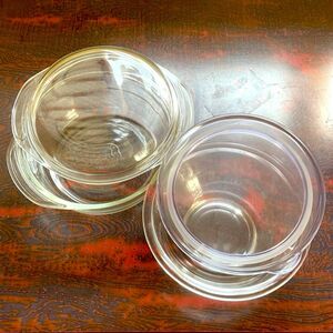 未使用 耐熱ガラス ボウル 鍋 蓋付き IWAKI 日本製