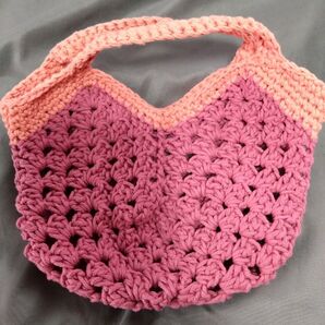 グラニースクエアバッグ ハンドバッグ ハンドメイド