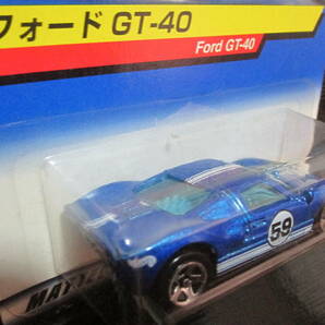 ■□フォードGT40 FORD GT40 バンダイ 日本語カード OLD HOT WHEELS 未開封 □■の画像3