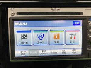 F420　　ホンダ 純正 Gathers ナビ VXM-128VS ワンセグ DVD再生 SD USB　 Bluetooth内蔵