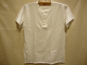 価格￥3.740- size[Ｌ]【Healthknit】ヘルスニット ヘンリーネック Tシャツ 半袖-906S☆color【白/WHITE】size【Ｌ】U.S.A 綿/正規新品