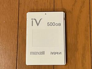 maxell iVDR-S iVカセット500GB 日本製　箱説明書あり