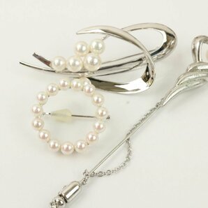 MIKIMOTO ミキモト TASAKI タサキ アコヤ真珠 シルバー アクセサリー まとめて 9点 パール STERLING SILVER あこや 田崎 【彩irodori】の画像5