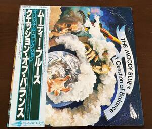 格安！帯付★国内盤　ムーディーブルース【THE MOODY BLUES】／クエッション オブ バランス【Question of Balance】レコ番号：K18P-35