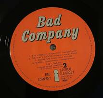 帯付き！国内盤★　バッド・カンパニー【BAD COMPANY】／BAD　COMPANY 　ヘヴィーロック ★レコード番号：ILS-80057_画像4